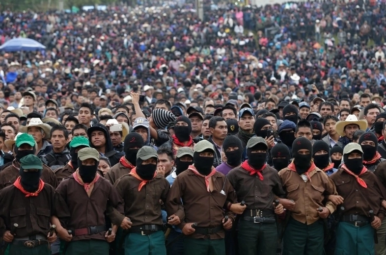 El Ejército Zapatista de Liberación Nacional (EZLN) en imagen de archivo.
