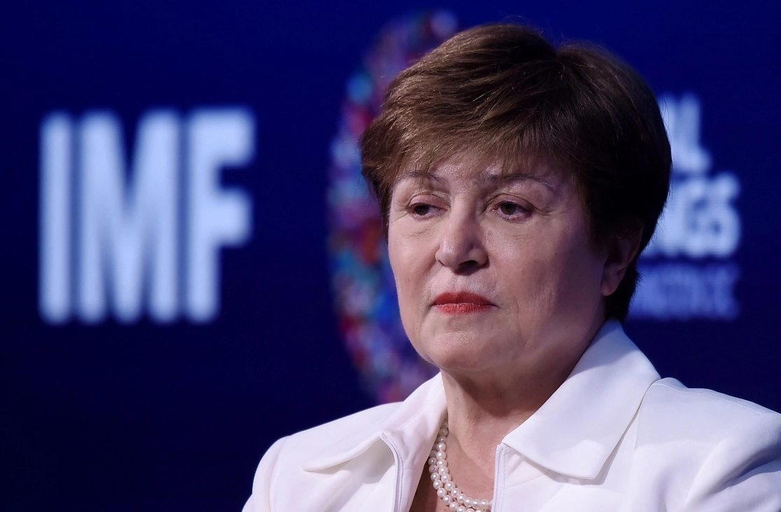 Kristalina Georgieva, directora del Fondo Monetario Internacional. Foto Afp
