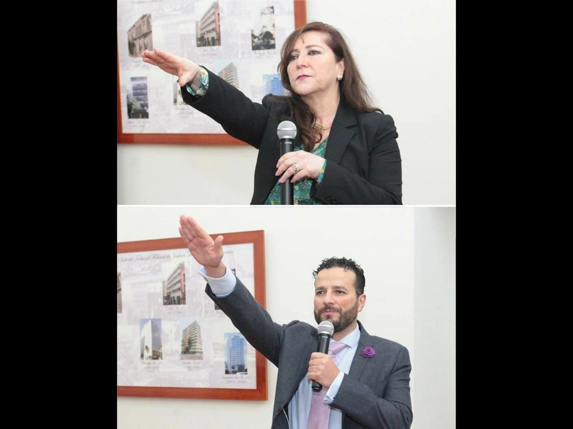 Luz María Anaya Domínguez ocupará la quinta ponencia de la Primera Sección, y Julio Ángel Sabines Chesterking la segunda ponencia de la Tercera Sección, el 1 de julio de 2021. Foto cortesía del Tribunal Federal de Justicia Administrativa