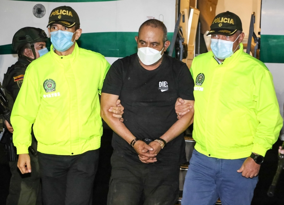 Dairo Antonio Úsaga alias ‘Otoniel’ fue detenido en Colombia en una operación que requirió la participación de 700 soldados. Foto Xinhua