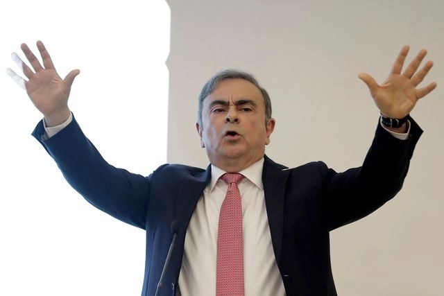La justicia libanesa prohibió al ex magnate del automóvil Carlos Ghosn abandonar el país, tras ser interrogado por la fiscalía general en el marco de una orden de arresto de Interpol a pedido de Japón. Foto Afp