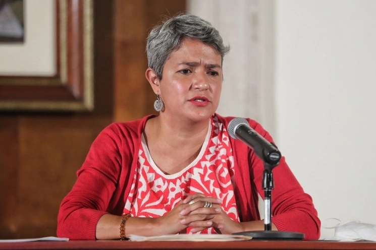 Karla Quintana, ex titular de la CNB. Foto Marco Peláez / Archivo
