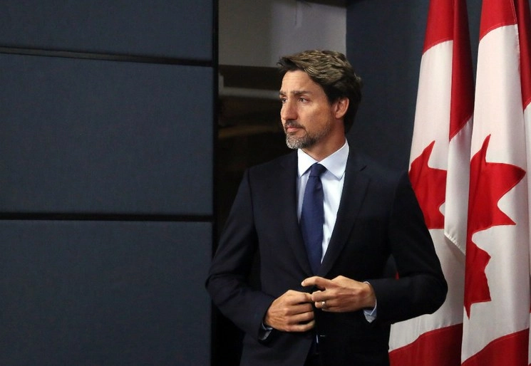 Justin Trudeau, primer ministro de Canadá se manifestó en contra de los ataques de Irán a objetivos de EU en Irak. Foto Afp  
