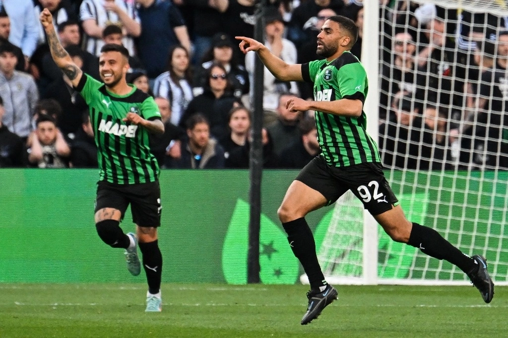Grégoire Defrel anotó el gol de la victoria contra Juventus al minuto 64. Foto Afp