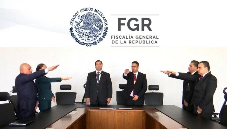 La Fiscalía General de la República nombró a Kayosci Guerrero Ortega como nuevo titular de la Policía Federal Ministerial. Foto cortesía de la FGR 
