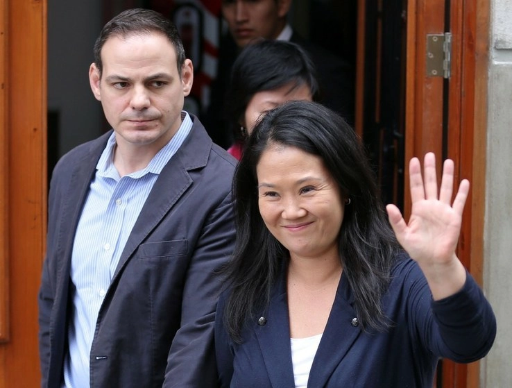 Keiko Fujimori, líder del partido Fuerza Popular. Foto Afp