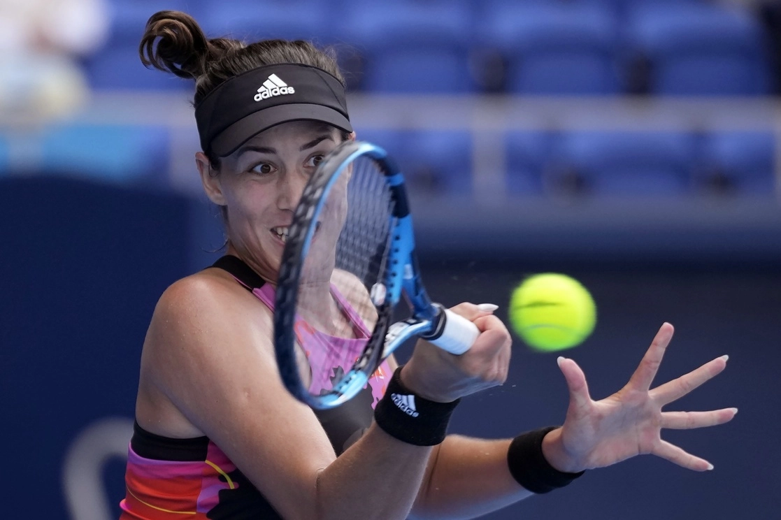 El Masters 1000 de Guadalajara, el primer torneo de este nivel en América Latina, anunció a las primeras 43 jugadoras que participarán en el certamen, entre las que destacan Anett Kontaveit, Paula Badosa, Garbiñe Muguruza (en la imagen), Coco Guaff y Victoria Azarenka. Foto Ap