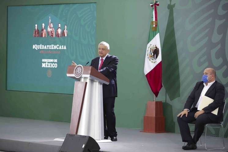 El presidente Andrés Manuel López Obrador y el gobernador de Jalisco Enrique Alfaro, hoy en Zapopan. Foto Presidencia