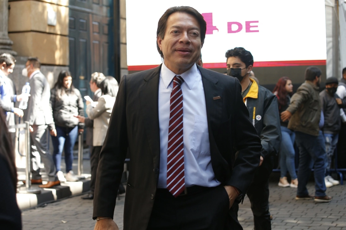 Mario Delgado, dirigente nacional de Morena. Foto María Luisa Severiano