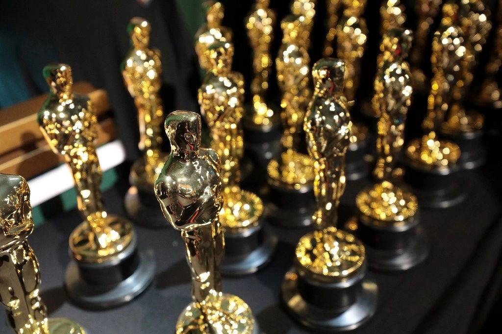 Estatuillas de los Premios Oscar. La ceremonia de la 96a. Entrega de los galardones se realizará el 10 de marzo de 2024 en Hollywood. Foto Europa Press
