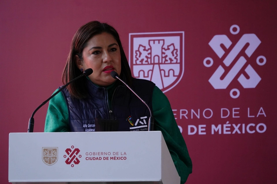 La alcaldesa de Tlalpan, la perredista Alfa González. Foto Cuartoscuro / Archivo