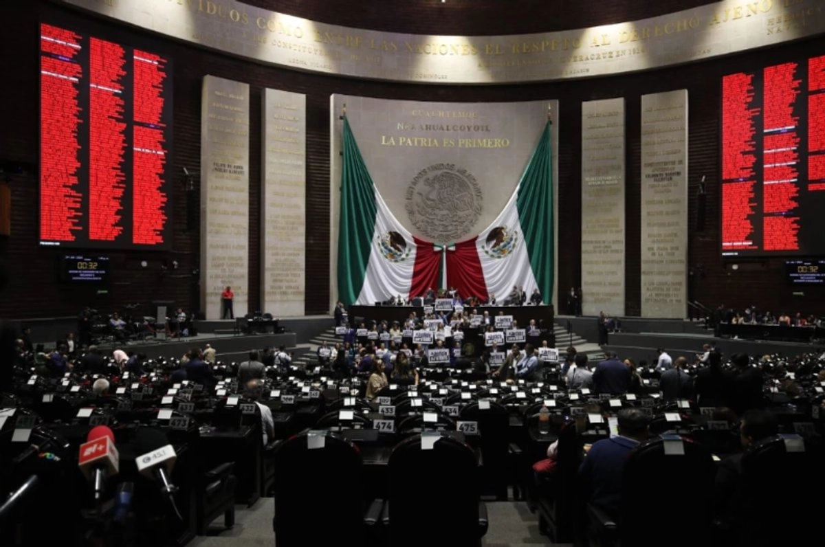 Sala de sesiones de la Cámara de Diputados.