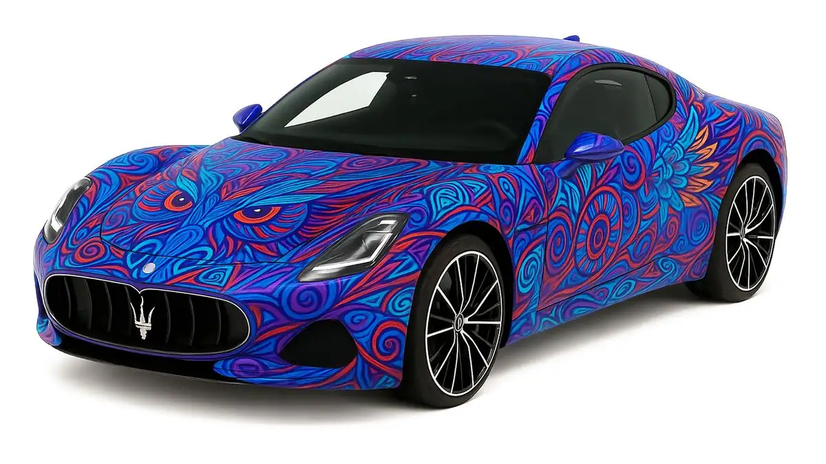 “El Fantástico” es el vehículo piloto del programa; un Maserati equipado con un sistema de comunicación instalado que servirá de guía para el vehículo del PoliMi. Foto 