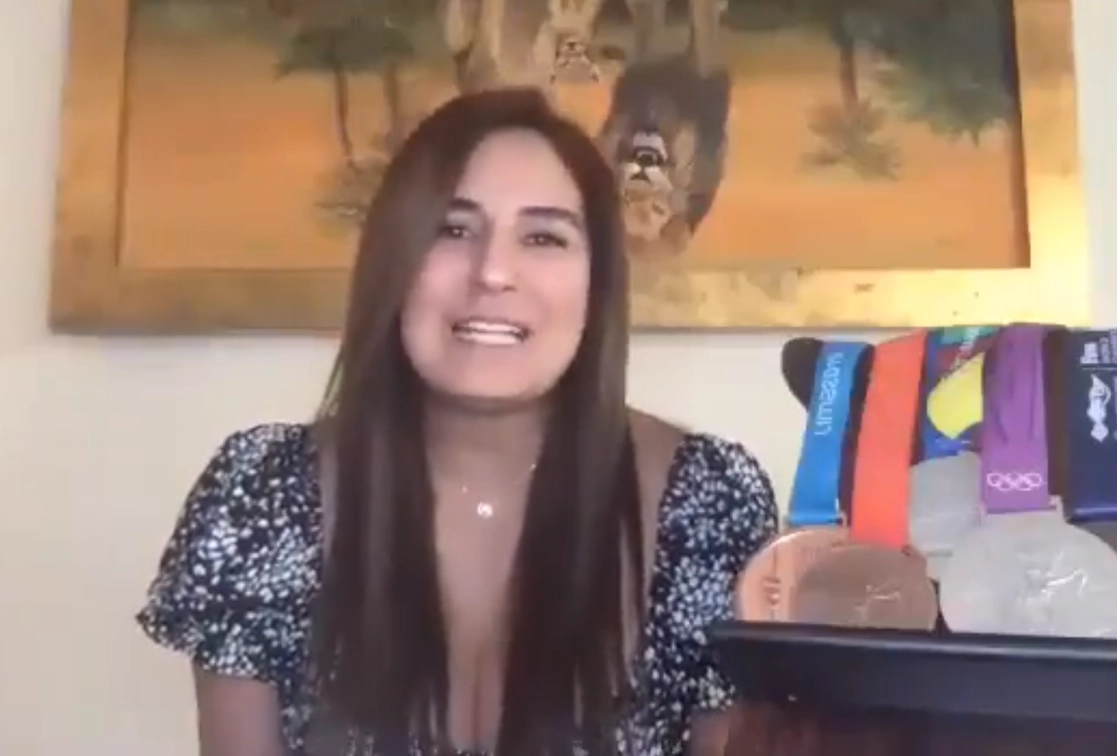 La medallista olímpica Paola Espinosa anuncio su retiro de las plataformas y dijo estar decepcionada de la Conade. Foto @PaolaEspinosaOf
