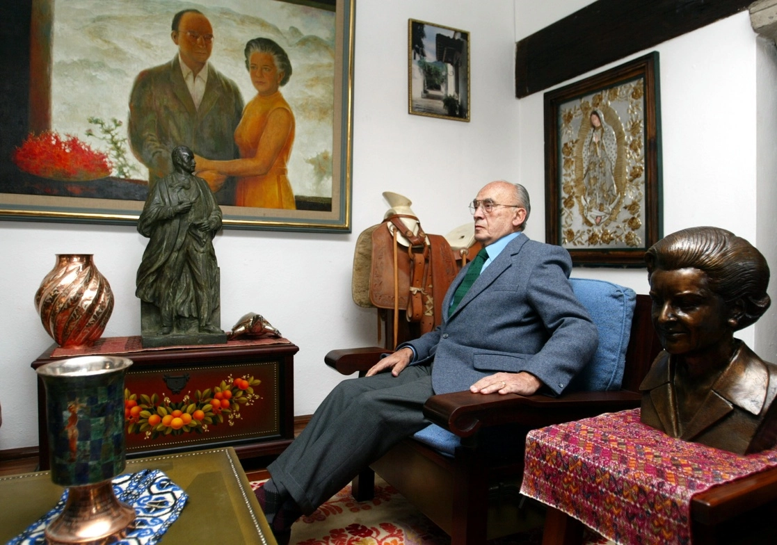 El ex presidente de México Luis Echeverría murió este sábado a los 100 años de edad. Foto Carlos Cisneros / Archivo