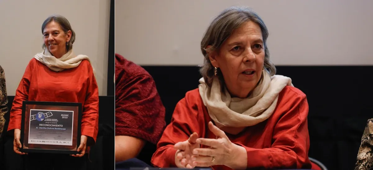 La divulgadora científica Martha, Duhne Backhauss fue reconocida por sus tres décadas como escritora y guionista de programas de ciencia. Foto 
