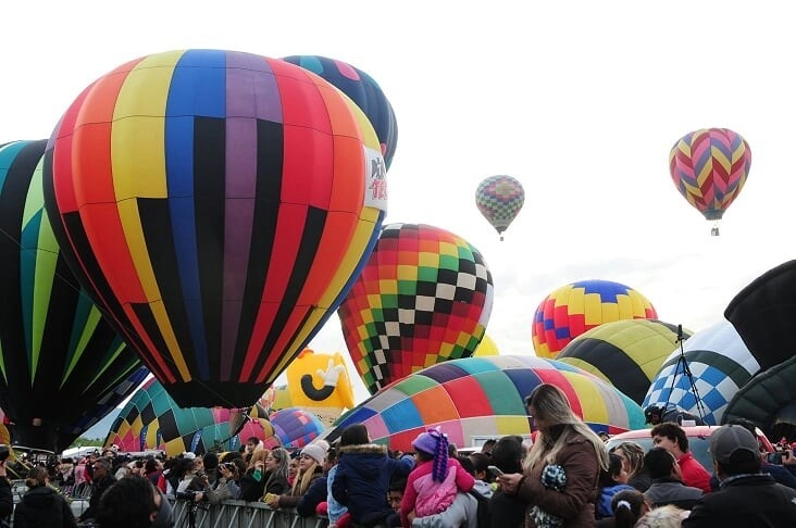 El Festival Internacional del Globo de León, Guanajuato, se realizará de manera virtual este año debido a la pandemia. Foto Carlos García / Archivo