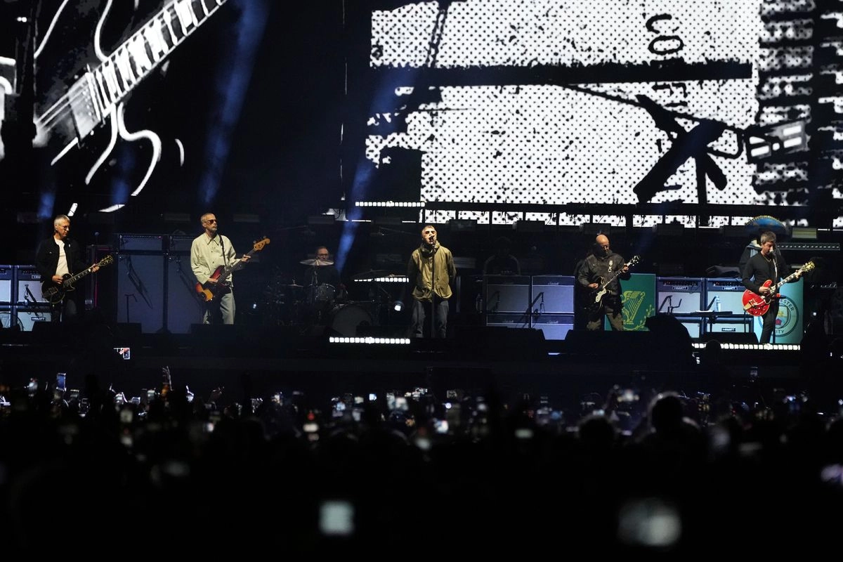 Concierto de Oasis en el estadio GNP, en la Ciudad de México, el 12 de septiembre de 2025. Foto 