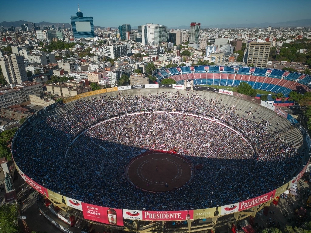 Vista de la Plaza de Toros México. Foto Jorge Ángel Pablo García 
