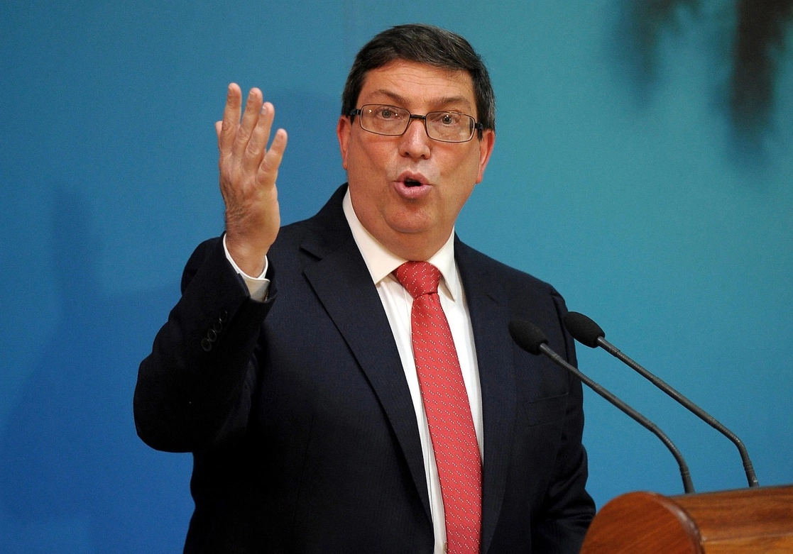 El ministerio a cargo de Bruno Rodríguez emitió una declaración en la que dijo que la exclusión de su país es “arbitraria”. Foto Afp 