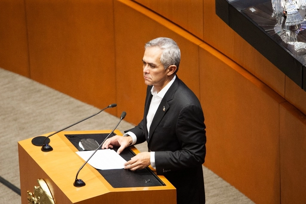Miguel Ángel Mancera, ex Jefe de Gobierno de la Ciudad de México y actual coordinador del grupo parlamentario del Partido de la Revolución Democrática en el Senado. Foto Pablo Ramos / Archivo