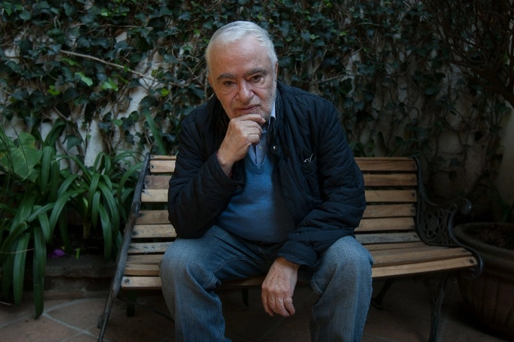 Ignacio Solares, durante una entrevista con 'La Jornada' en 2020. Foto Cristina Rodríguez