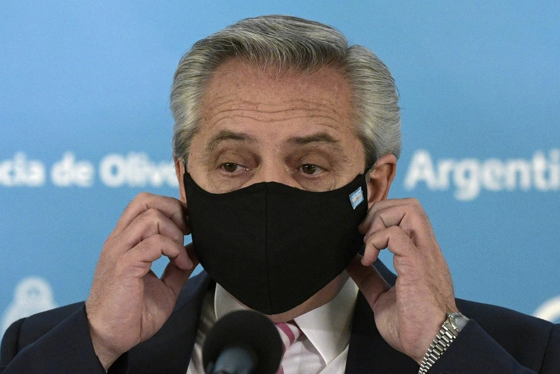 Alberto Fernández, presidente de Argentina. Foto Afp