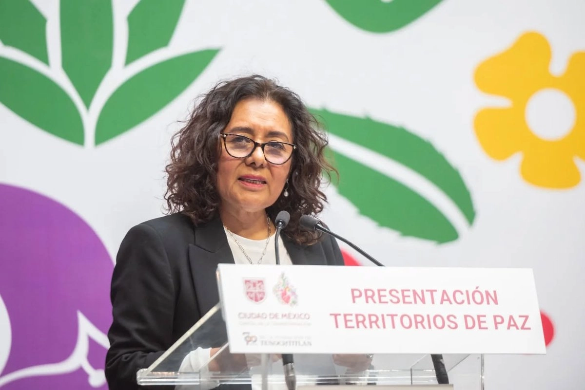 Inés González, titular de la secretaria del trabajo y fomento al empleo de CDMX. Foto tomada del FB 