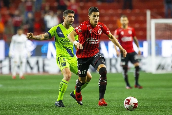  Con este resultado, Monarcas llegó a cinco unidades, en tanto los fronterizos sumaron seis puntos. Foto tomada de la cuenta de Twitter @Xolos