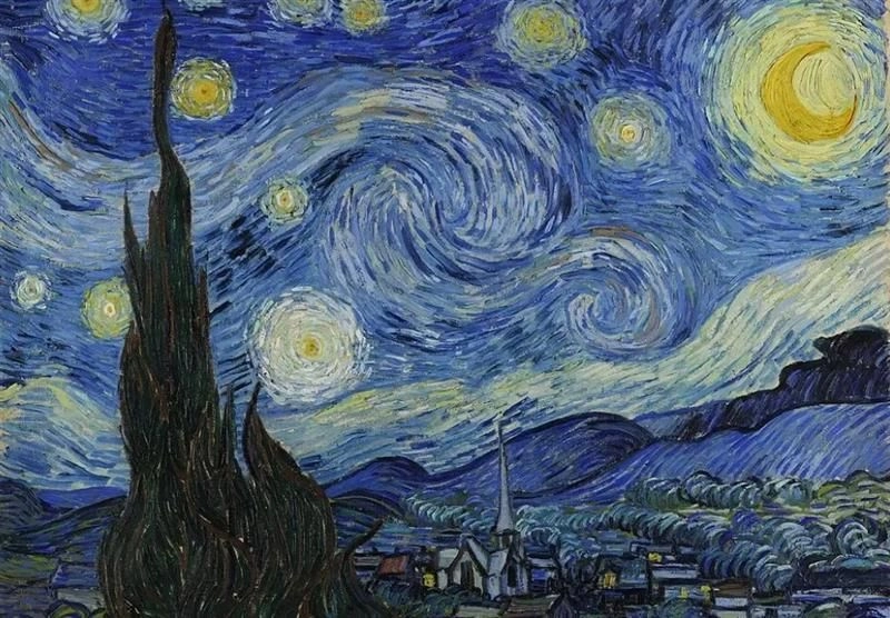 La obra ‘La noche estrellada’, de Vang Gogh, fue pintada en junio de 1889