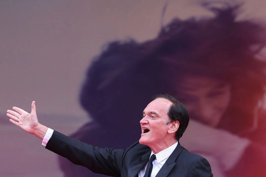 El director Quentin Tarantino en el estreno del filme Nouvelle Vague en el 78 Festival de Cine de Cannes.