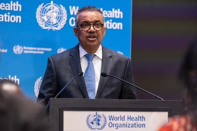 Tedros Adhanom Ghebreyesus, director de la Organización Mundial de la Salud, durante la inauguración del 152° Consejo Ejecutivo de la OMS, en enero de este año. Foto Europa Press.