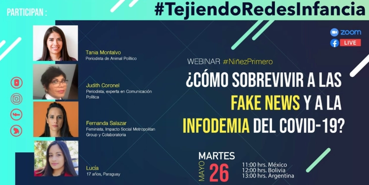 “Por primera vez en la historia de la humanidad enfrentamos una pandemia con un mayor nivel de conectividad”, Fernanda Salazar / foto @juconimexico
