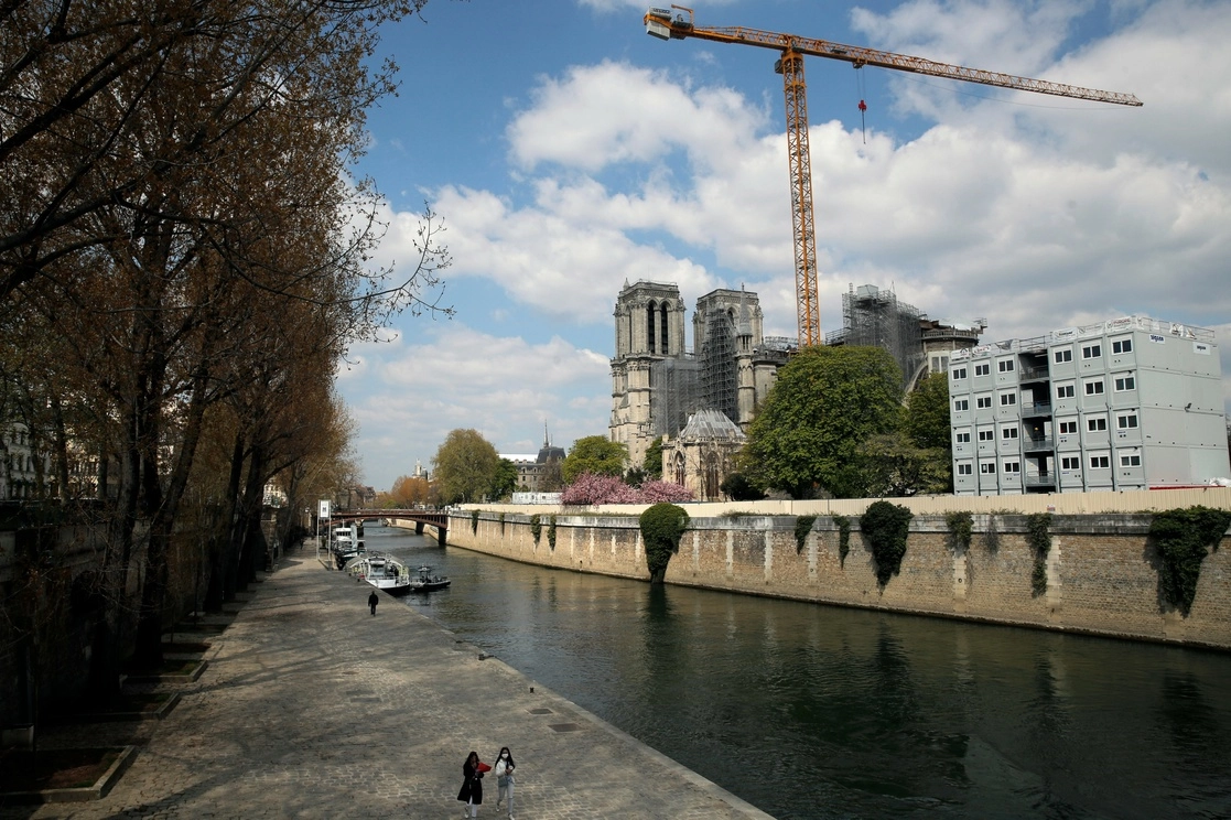 Vista de Notre Dame, en París. Foto Afp
