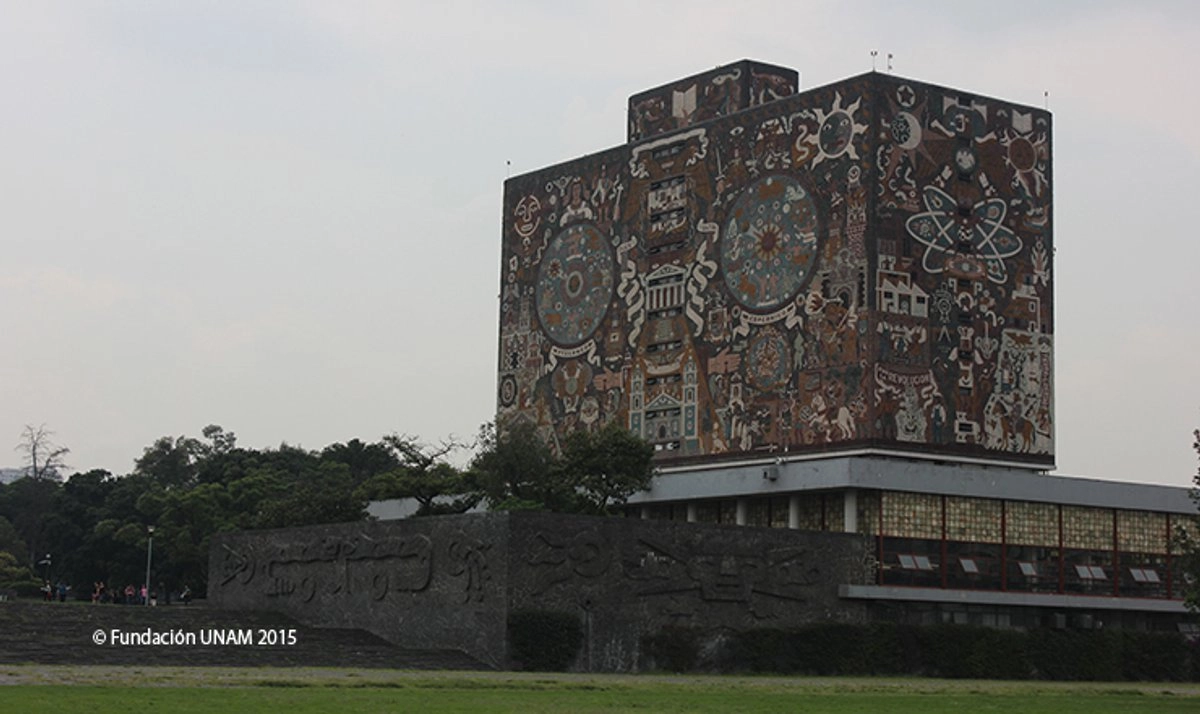 Imagen de archivo de la Bibliotaca Central de la Máxima casa de estudios de México. Foto