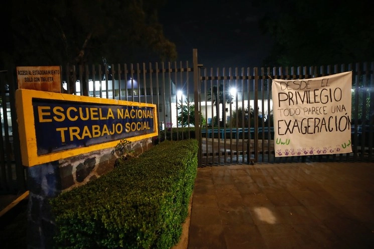La UNAM pidió a los paristas desalojar los planteles ocupados para tomar medidas sanitarias contra el Covid-19. Foto Víctor Camacho/Archivo