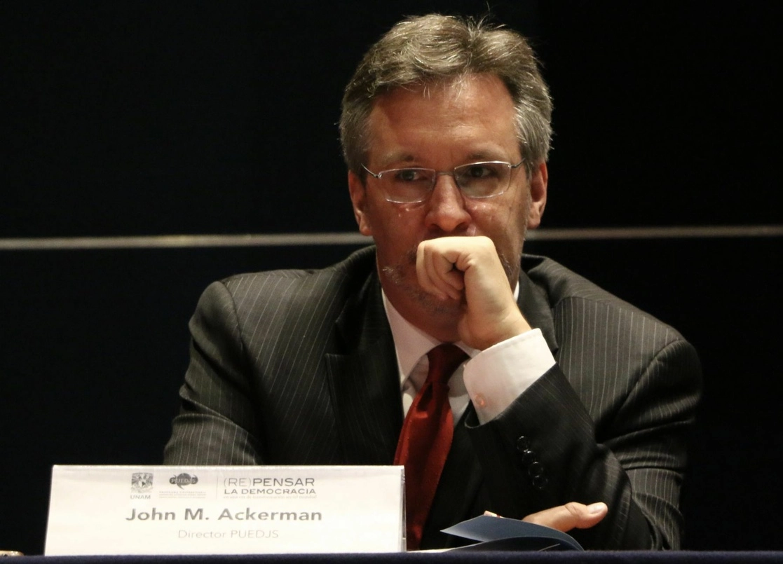 John M. Ackerman, director del Puedjs. Foto Cuartoscuro / Archivo