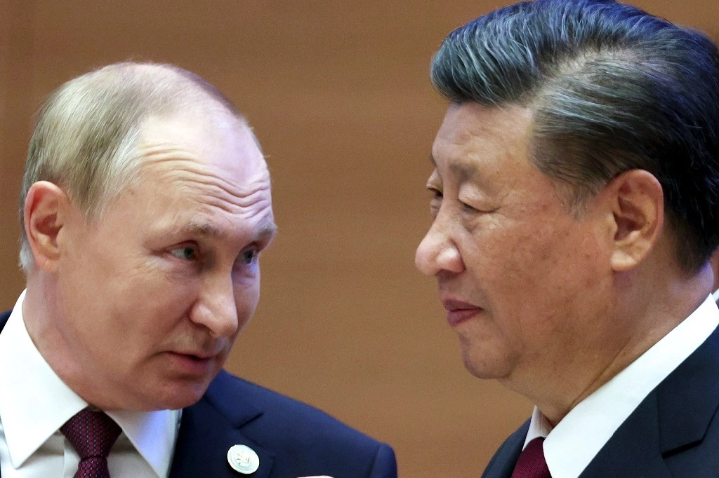 Los presidentes de Rusia, Vladimir Putin, y de China, Xi Jinping en la Cumbre de la Organización de Cooperación de Shanghai en Samarcanda, Uzbekistán, el 16 de septiembre de 2022. Foto Sergei Bobylev, Sputnik, Kremlin Pool Photo vía AP, archivo
