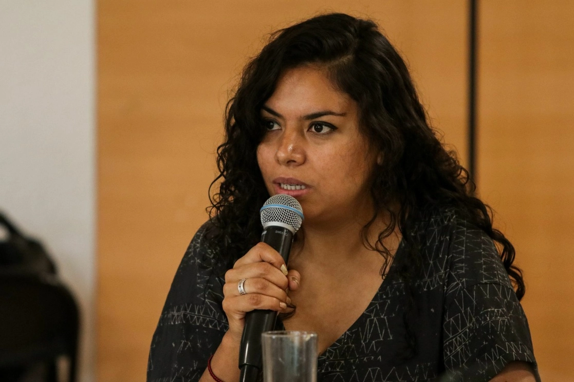 Adriana Urrea Torres, lideresa de SutNotimex. Foto Cuartoscuro / Archivo 
