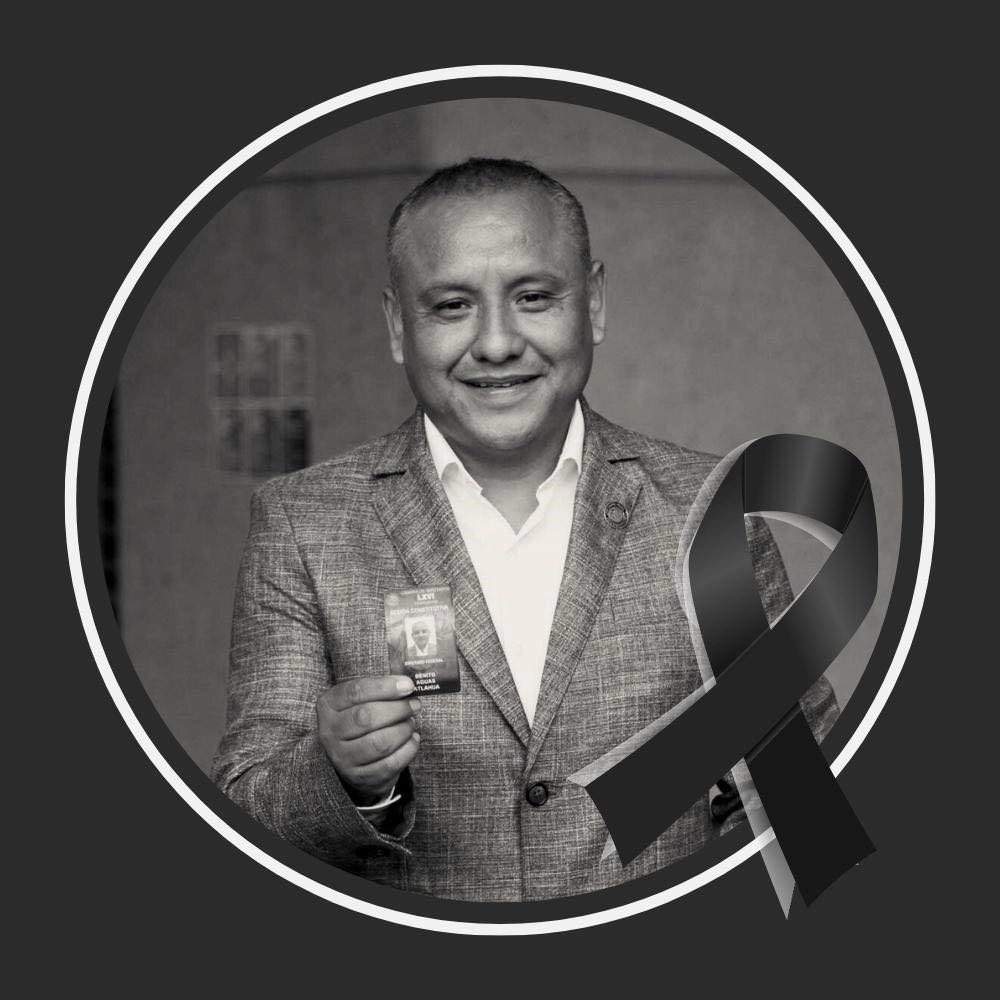 El diputado Aguas Atlahua murió luego de un ataque. Imagen tomada de https://www.facebook.com/AguasAtlahuaBenito