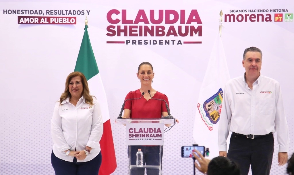 La candidata presidencial de Sigamos haciendo historia, Claudia Sheinbaum. Foto cortesía 
