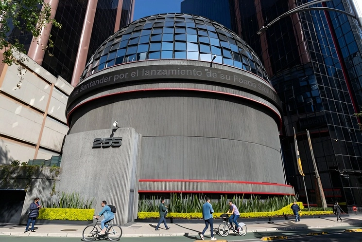 Instalaciones de la BMV en la Ciudad de México. Foto Pablo Ramos / Archivo