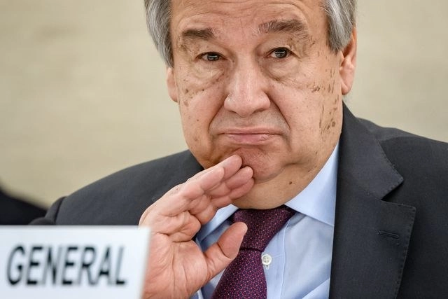 La pandemia de coronavirus "está amenazando a toda la humanidad", afirmó el secretario general de la ONU, Antonio Guterres. Foto Afp 
