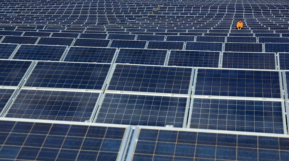 Paneles fotovoltaicos. Foto Afp / Archivo
