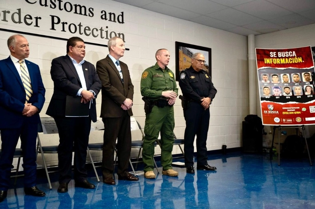 Autoridades de ambas naciones durante la presentación de la iniciativa. Foto Fiscalía de Chihuahua