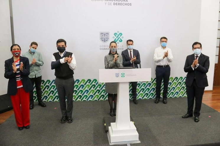 Los gobiernos de la CDMX y federal lanzaron el programa “Salud en tu vida”, con el que buscan disminuir el número de personas con comorbilidades. Foto tomada de Twitter @Claudiashein 