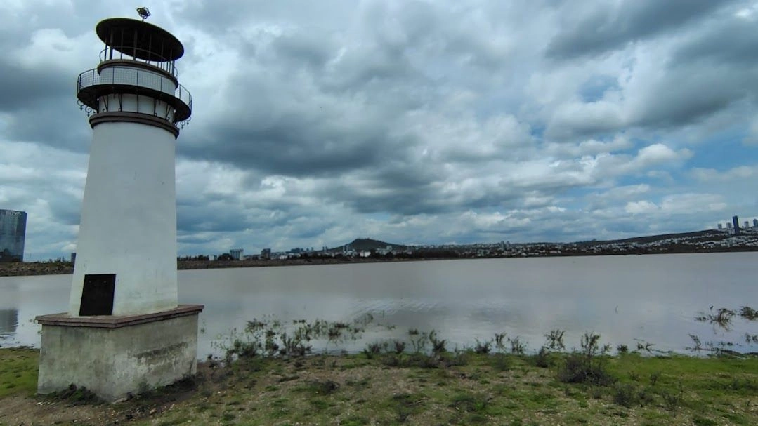 El embalse El Palote, abastece a 160 mil personas de la zona norte de León, Guanajuato. Foto 