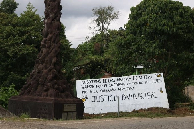 La organización Las Abejas de Acteal pide investigar a los involucrados en el ‘Plan de Campaña Chiapas 94’. Foto tomada del Twitter de las @AbejasDeActeal