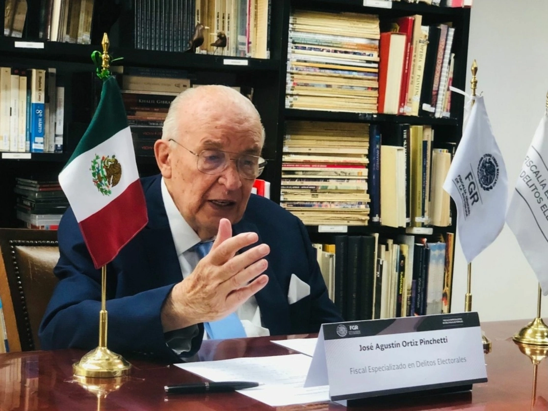 José Agustín Ortiz Pinchetti, titular de la Fiscalía Especializada en Delitos Electorales. Foto tomada del Twitter de @ortizpinchetti