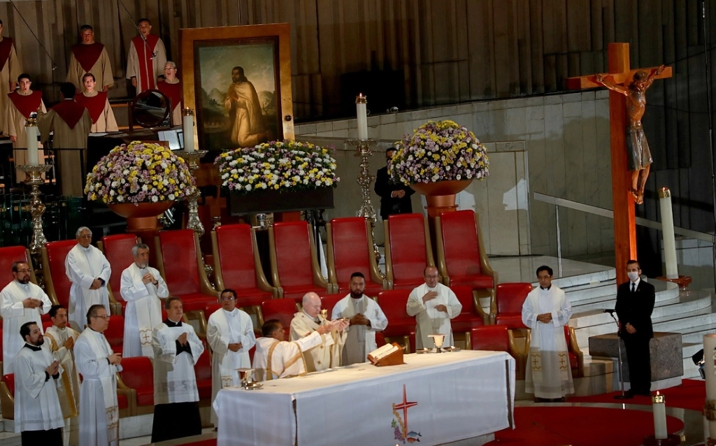 Misa en la Basílica de Guadalupe. Foto María Luisa Severiano/Archivo